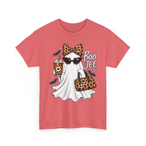 Boo Jee Halloween T-Shirt | Leopard Chic Ghost Tee