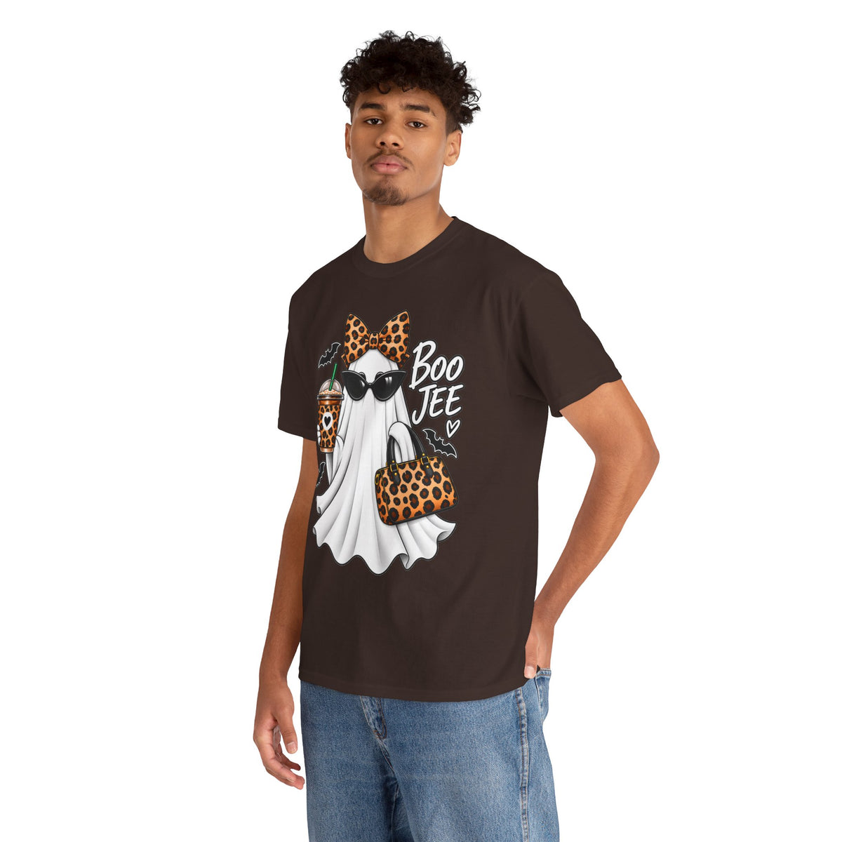 Boo Jee Halloween T-Shirt | Leopard Chic Ghost Tee