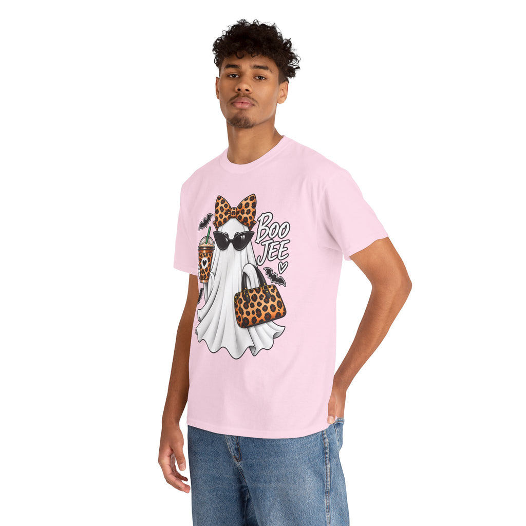 Boo Jee Halloween T-Shirt | Leopard Chic Ghost Tee