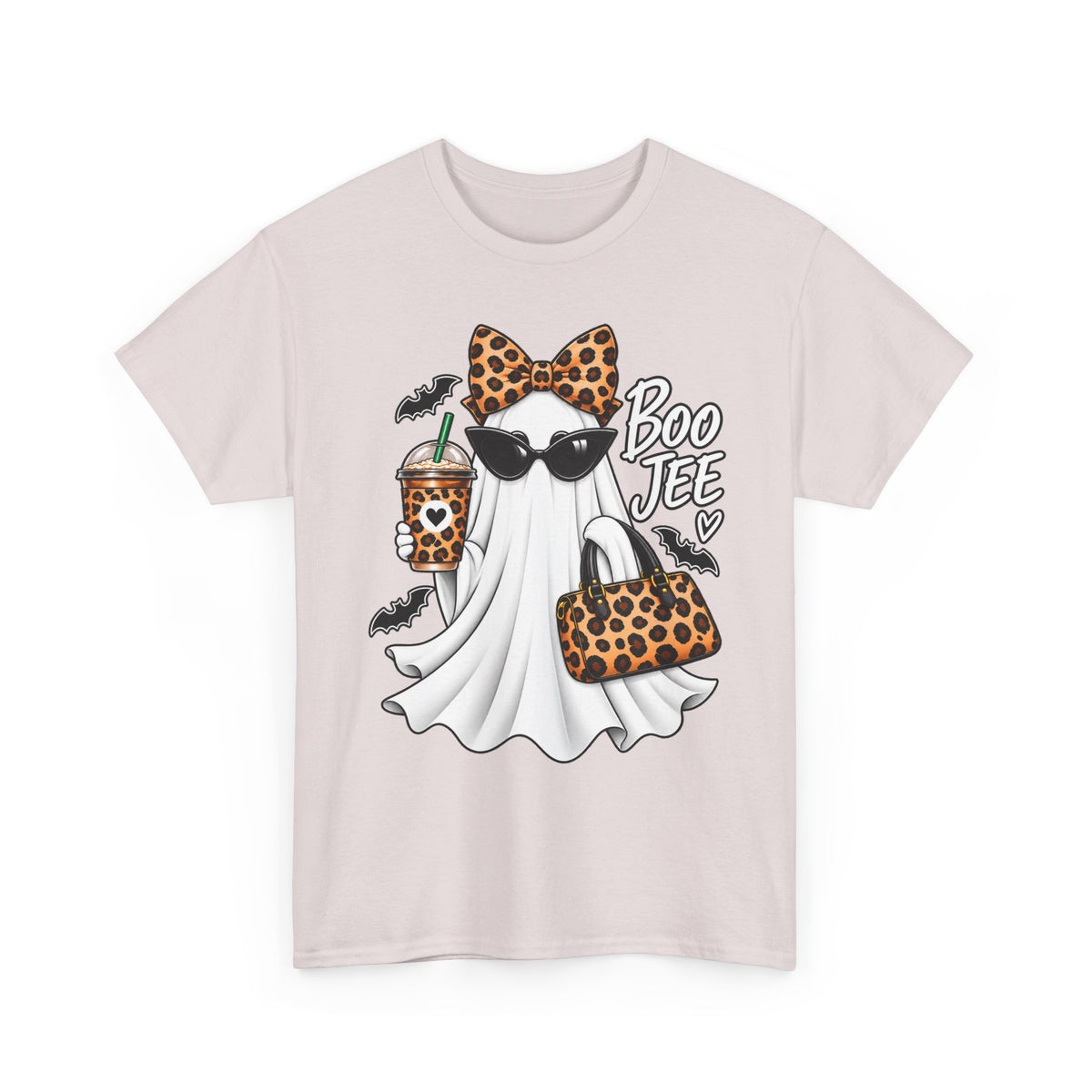Boo Jee Halloween T-Shirt | Leopard Chic Ghost Tee