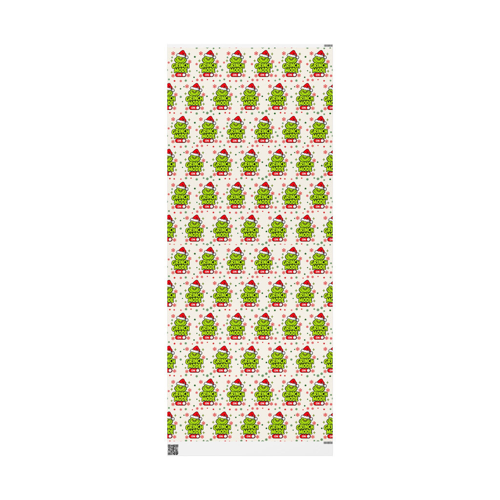 Grinch Christmas Wrapping Paper, Grinch Mode