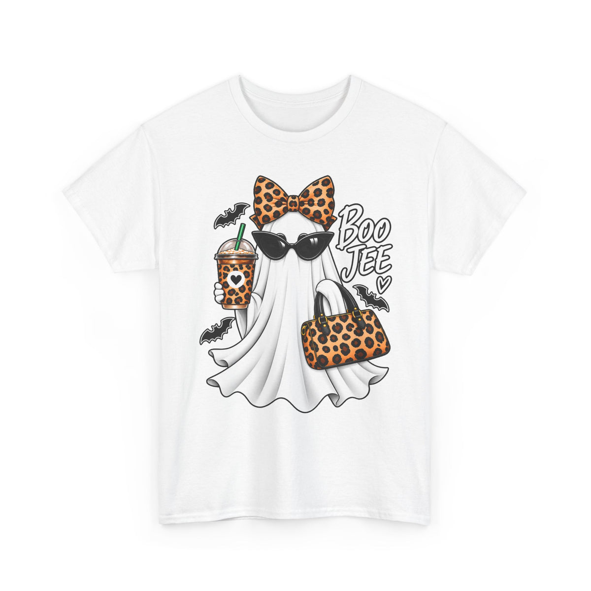 Boo Jee Halloween T-Shirt | Leopard Chic Ghost Tee