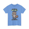 Grumpy Raccoon 'And Here We F*cking Go Again' T-Shirt | Morning Coffee Tee