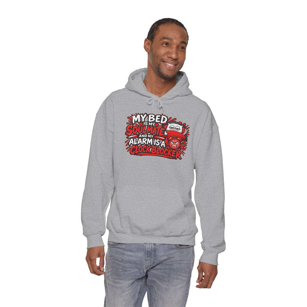 My Bed Is My Soulmate Alarm Is A Clock-Blocker Hoodie | Funny Hoodie