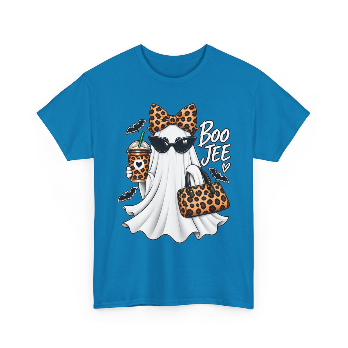 Boo Jee Halloween T-Shirt | Leopard Chic Ghost Tee