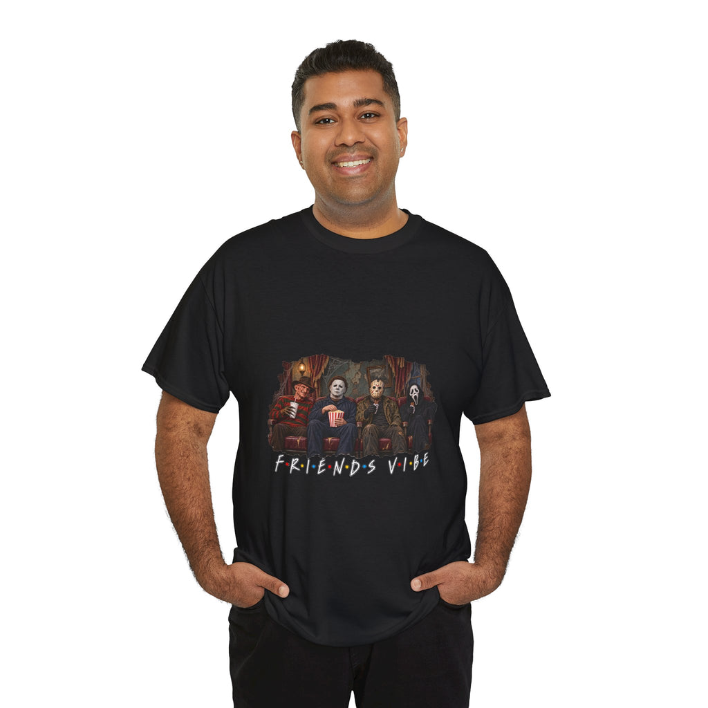 Horror Movie Icons Friends Vibe Tee | Vintage Slasher Characters Graphic Shirt | Unisex designs