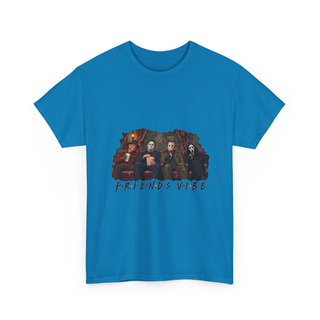 Horror Movie Icons Friends Vibe Tee | Vintage Slasher Characters Graphic Shirt | Unisex designs