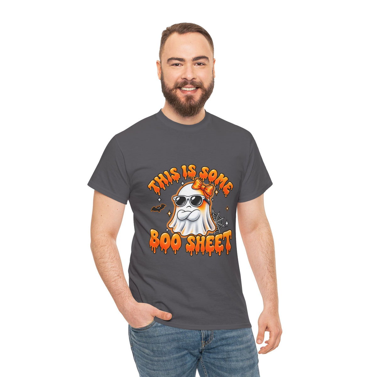 This Is Some Boo Sheet ghost tee | Halloween shirt, funny spooky design