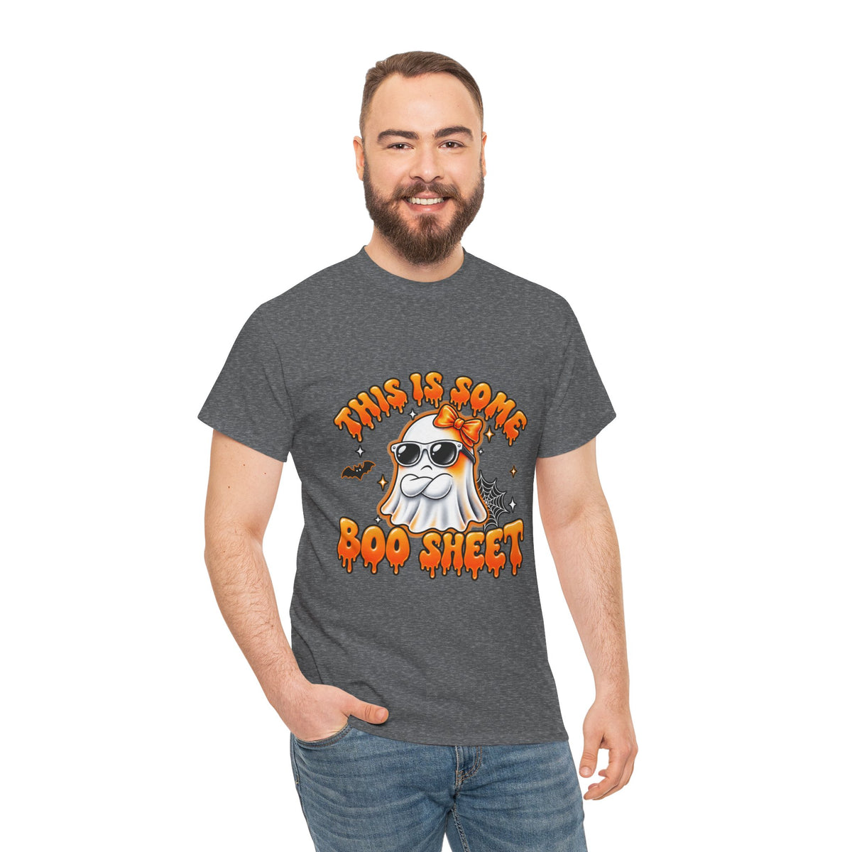 This Is Some Boo Sheet ghost tee | Halloween shirt, funny spooky design