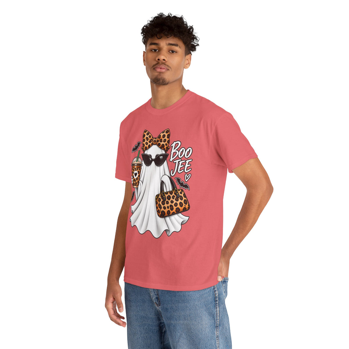 Boo Jee Halloween T-Shirt | Leopard Chic Ghost Tee