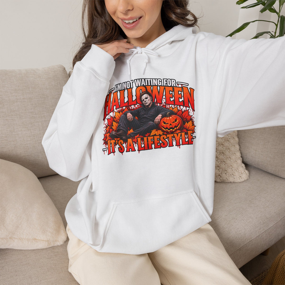 Halloween It's a Lifestyle hoodie | Myers Retro Horror