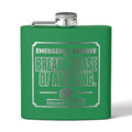 Break In Case of Adulting Personalized Stainless Steel Flask