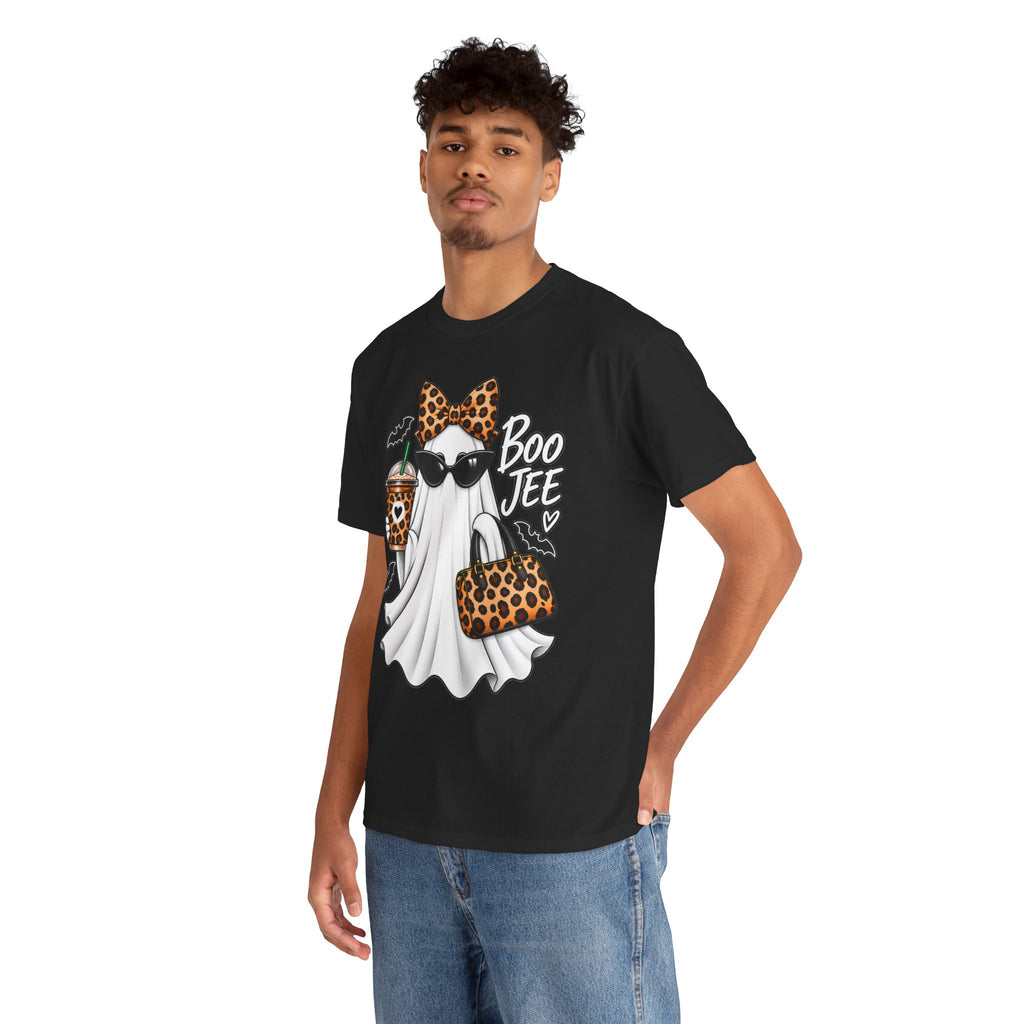 Boo Jee Halloween T-Shirt | Leopard Chic Ghost Tee