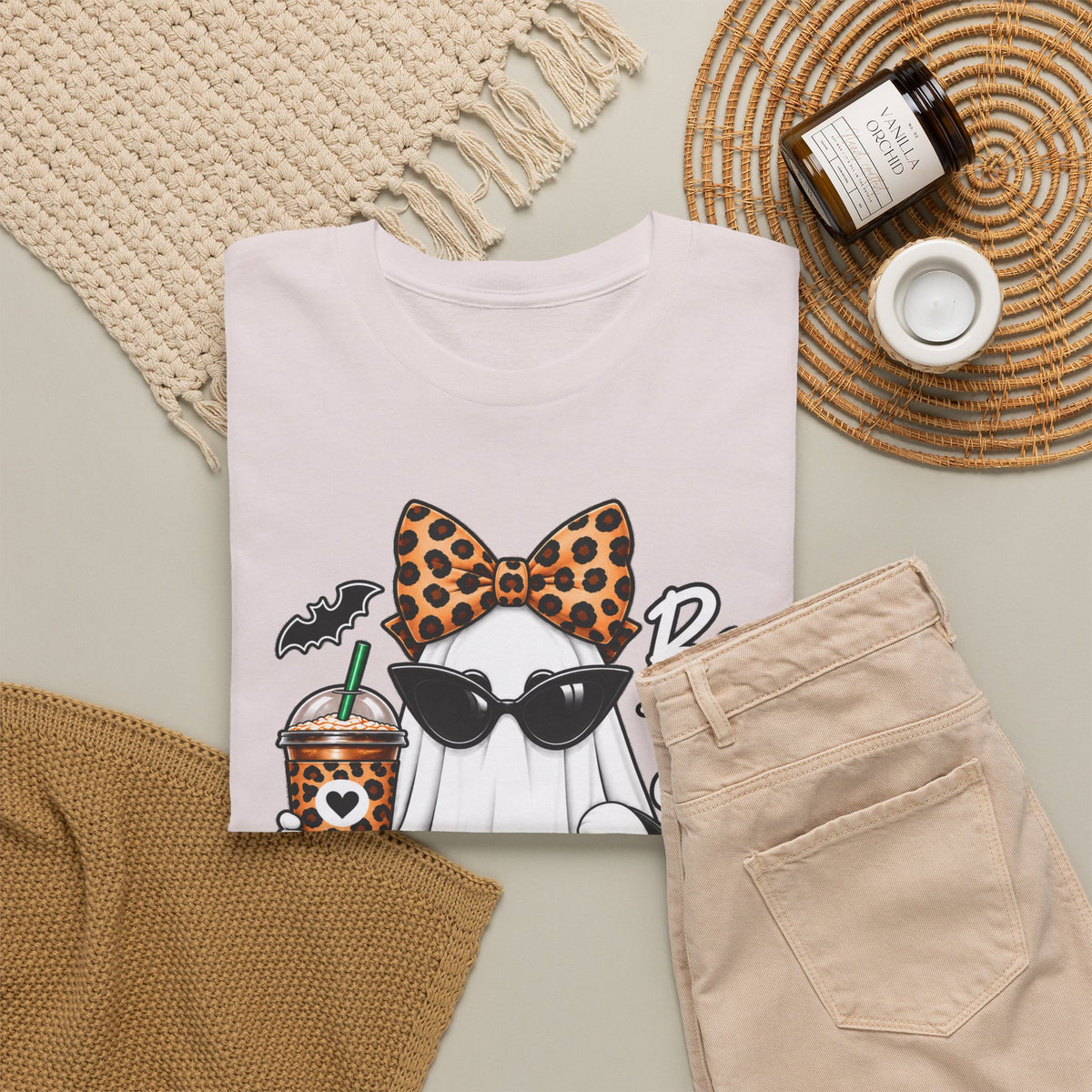 Boo Jee Halloween T-Shirt | Leopard Chic Ghost Tee