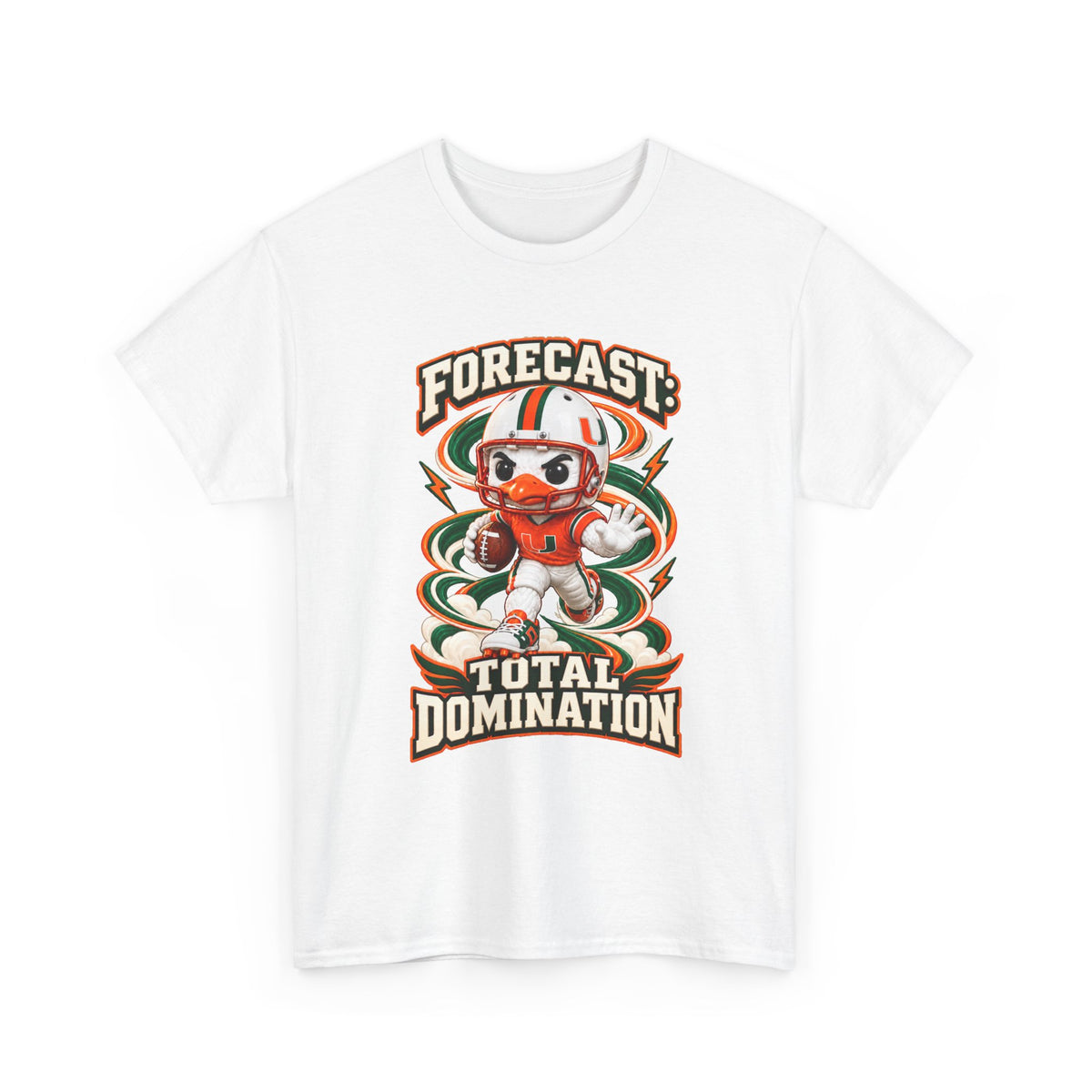 Forecast: Total Domination T-Shirt | UM | Miami |Canes | Cartoon Tee | Graphic tee