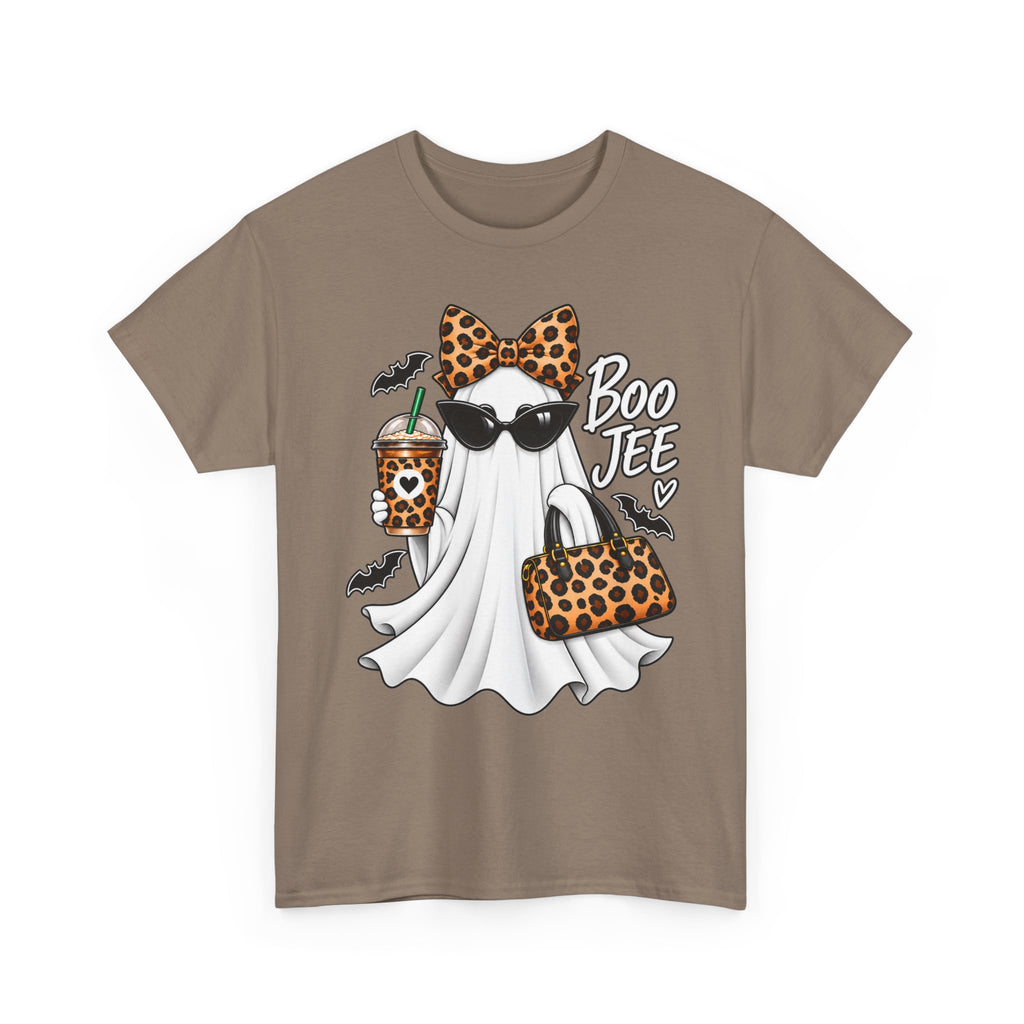 Boo Jee Halloween T-Shirt | Leopard Chic Ghost Tee