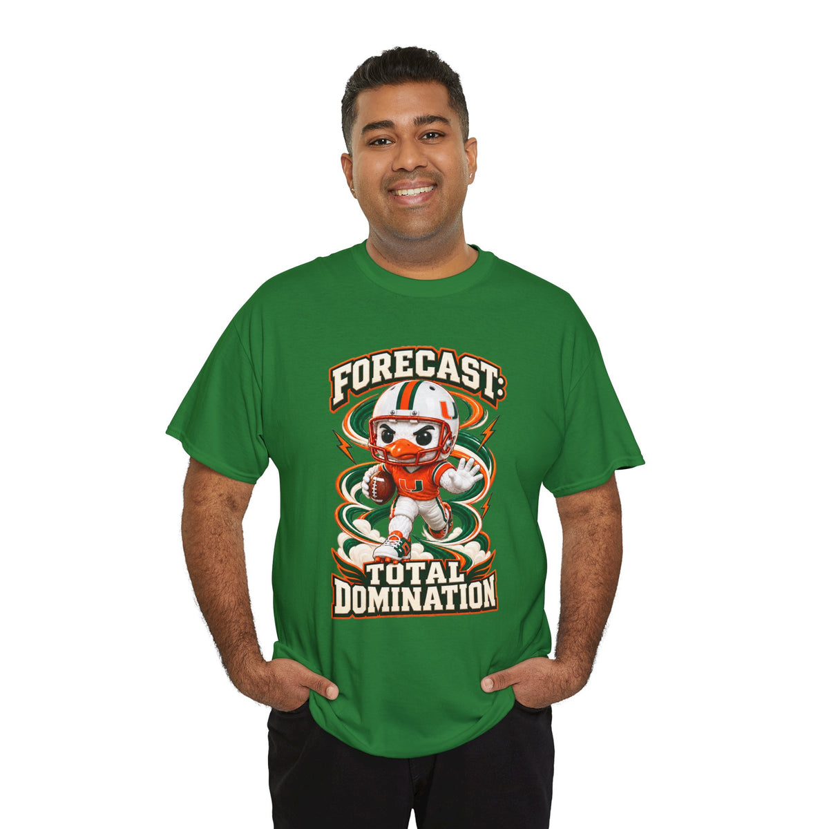 Forecast: Total Domination T-Shirt | UM | Miami |Canes | Cartoon Tee | Graphic tee