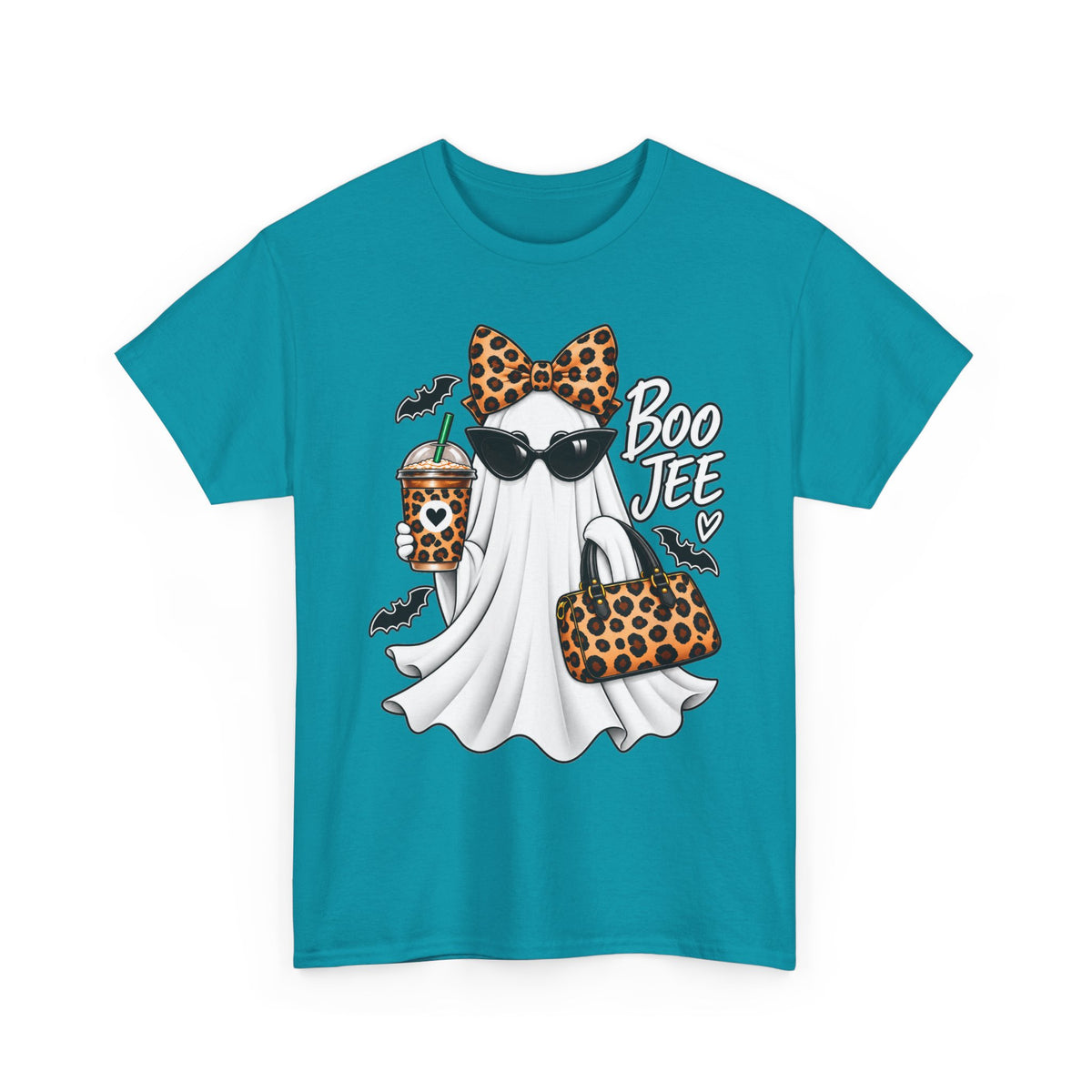 Boo Jee Halloween T-Shirt | Leopard Chic Ghost Tee