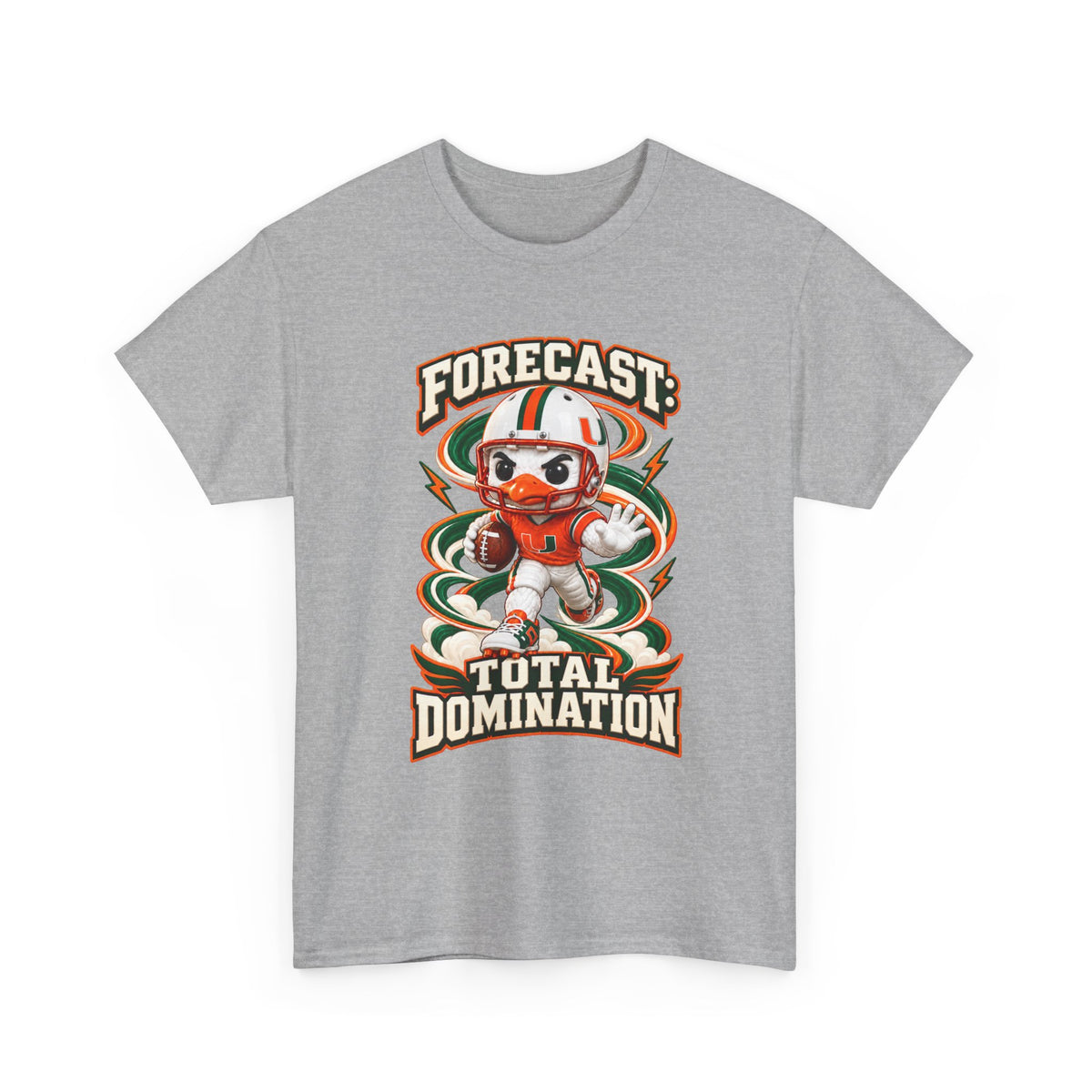 Forecast: Total Domination T-Shirt | UM | Miami |Canes | Cartoon Tee | Graphic tee