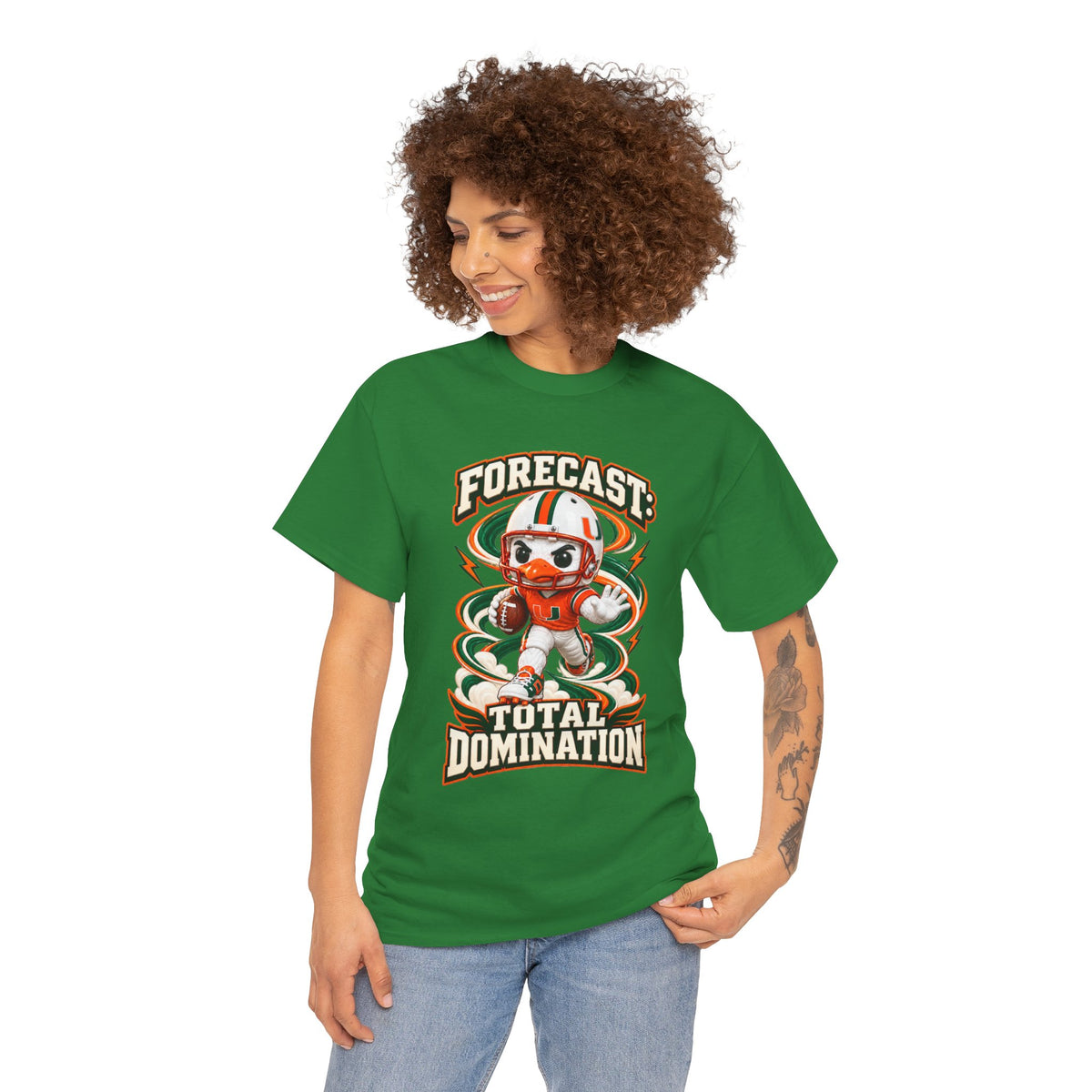 Forecast: Total Domination T-Shirt | UM | Miami |Canes | Cartoon Tee | Graphic tee