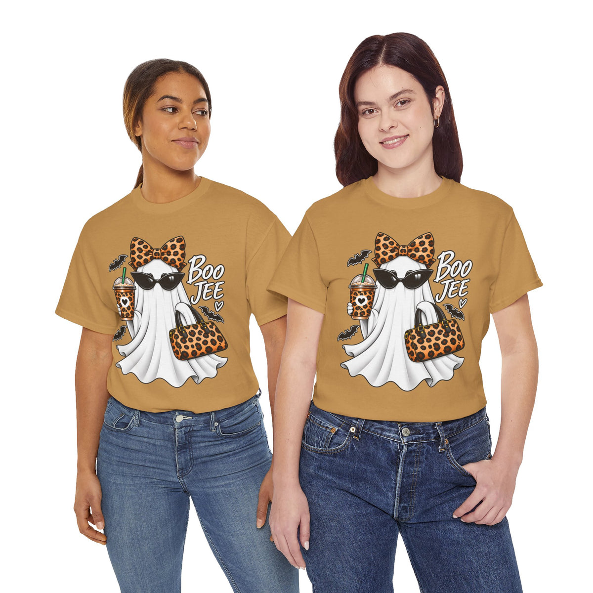 Boo Jee Halloween T-Shirt | Leopard Chic Ghost Tee