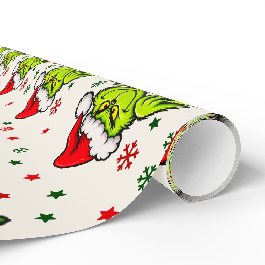 Grinch-Inspired Christmas Wrapping Paper