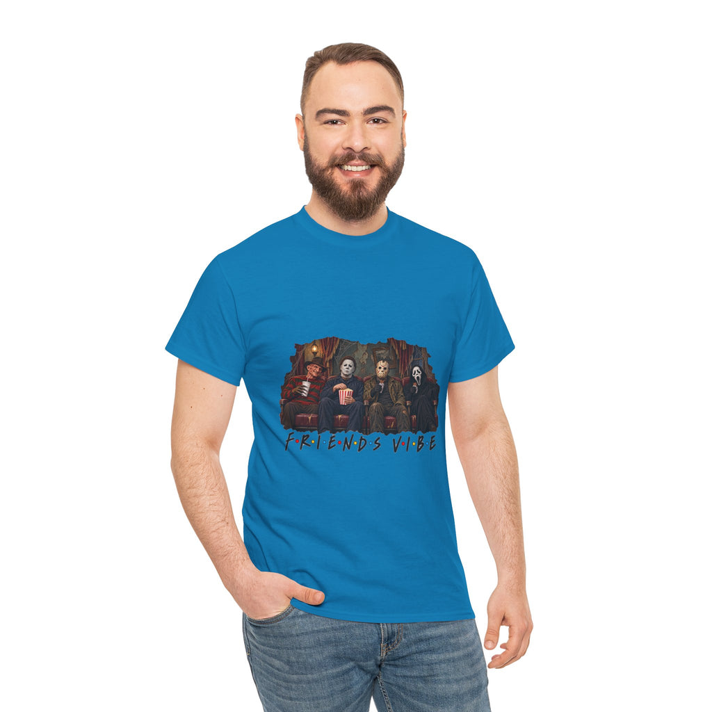 Horror Movie Icons Friends Vibe Tee | Vintage Slasher Characters Graphic Shirt | Unisex designs