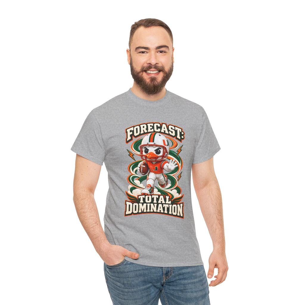 Forecast: Total Domination T-Shirt | UM | Miami |Canes | Cartoon Tee | Graphic tee