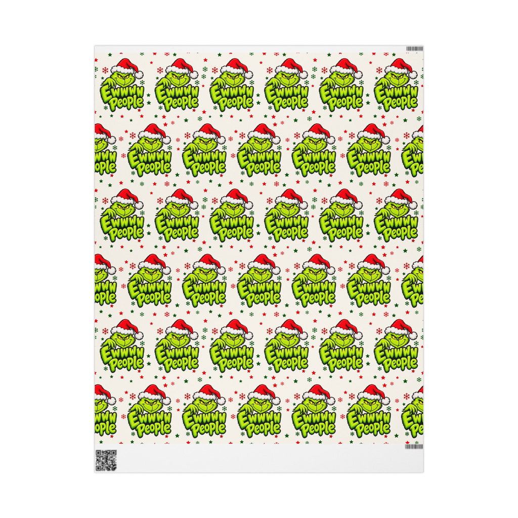 Grinch-Inspired Christmas Wrapping Paper