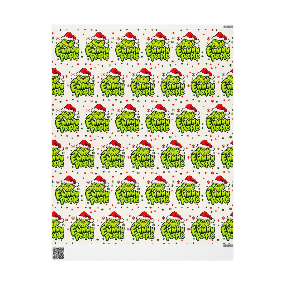 Grinch-Inspired Christmas Wrapping Paper