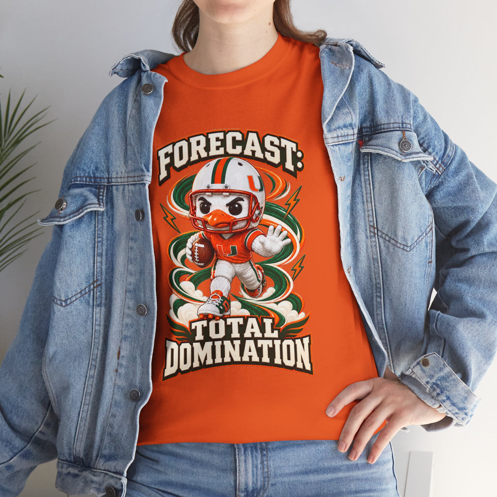 Forecast: Total Domination T-Shirt | UM | Miami |Canes | Cartoon Tee | Graphic tee