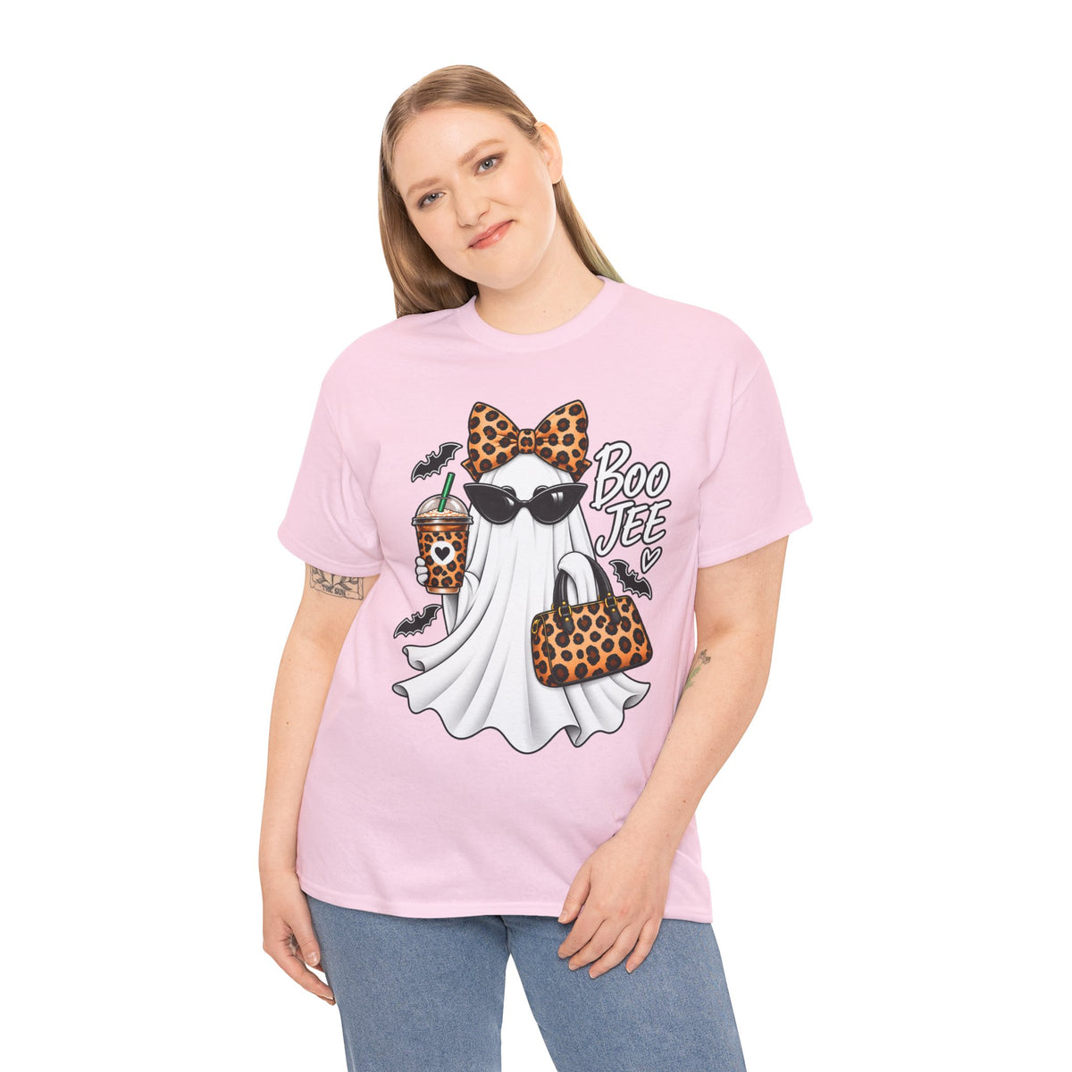 Boo Jee Halloween T-Shirt | Leopard Chic Ghost Tee