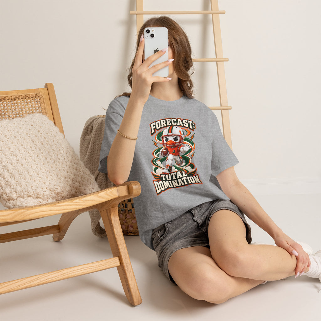 Forecast: Total Domination T-Shirt | UM | Miami |Canes | Cartoon Tee | Graphic tee