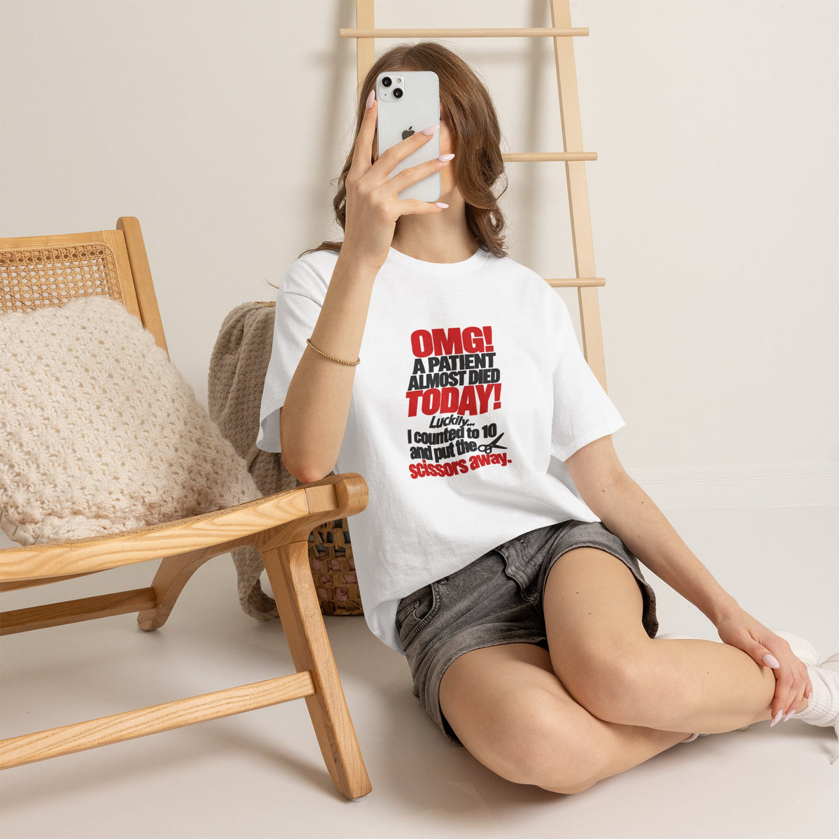 OMG A Patient Almost Died Today T-Shirt | Funny Medical/Nurse/Dentist Tee