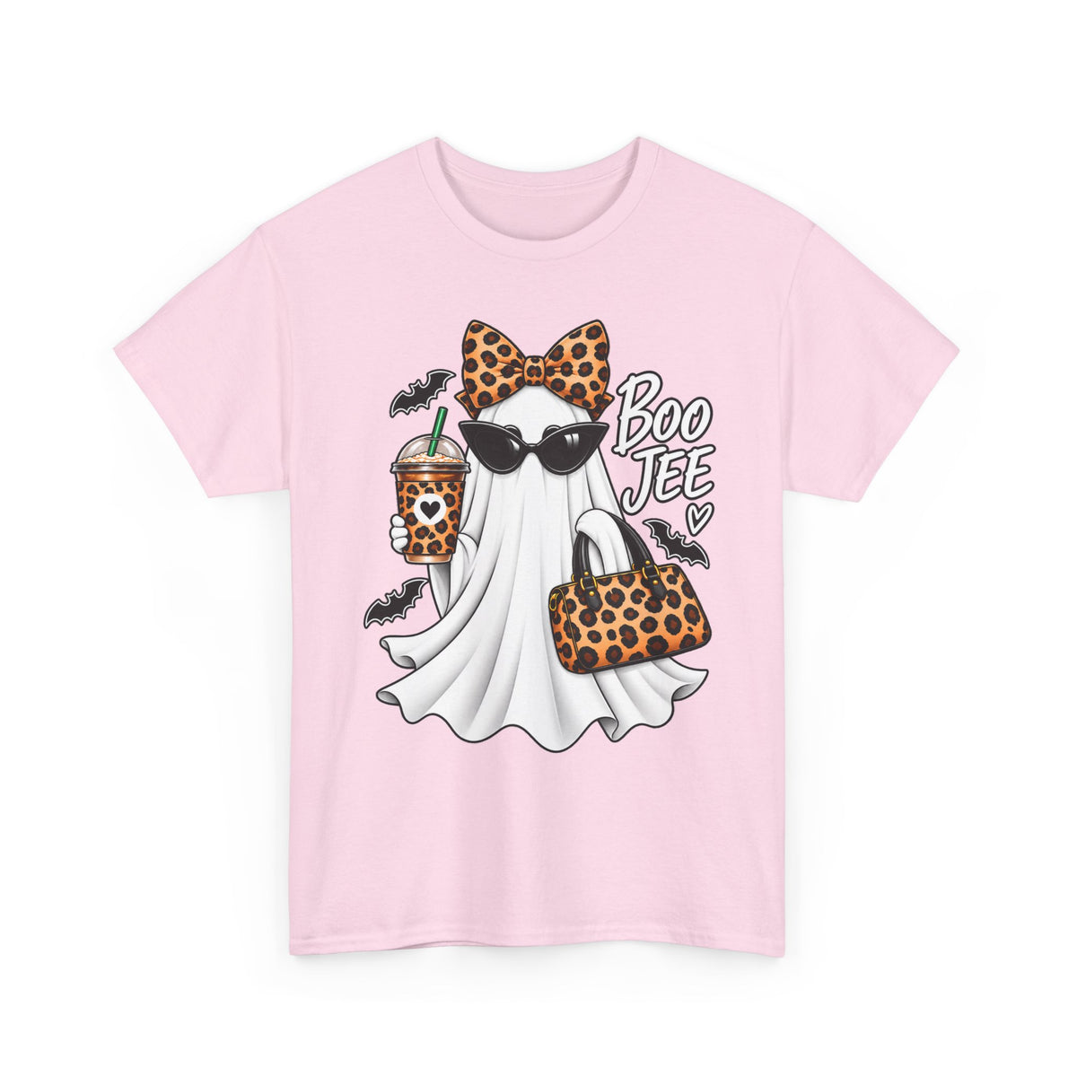 Boo Jee Halloween T-Shirt | Leopard Chic Ghost Tee
