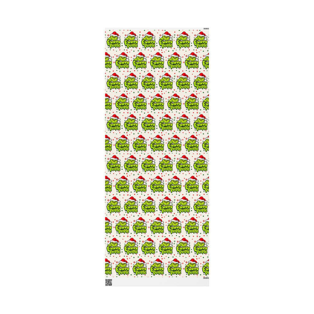 Grinch-Inspired Christmas Wrapping Paper
