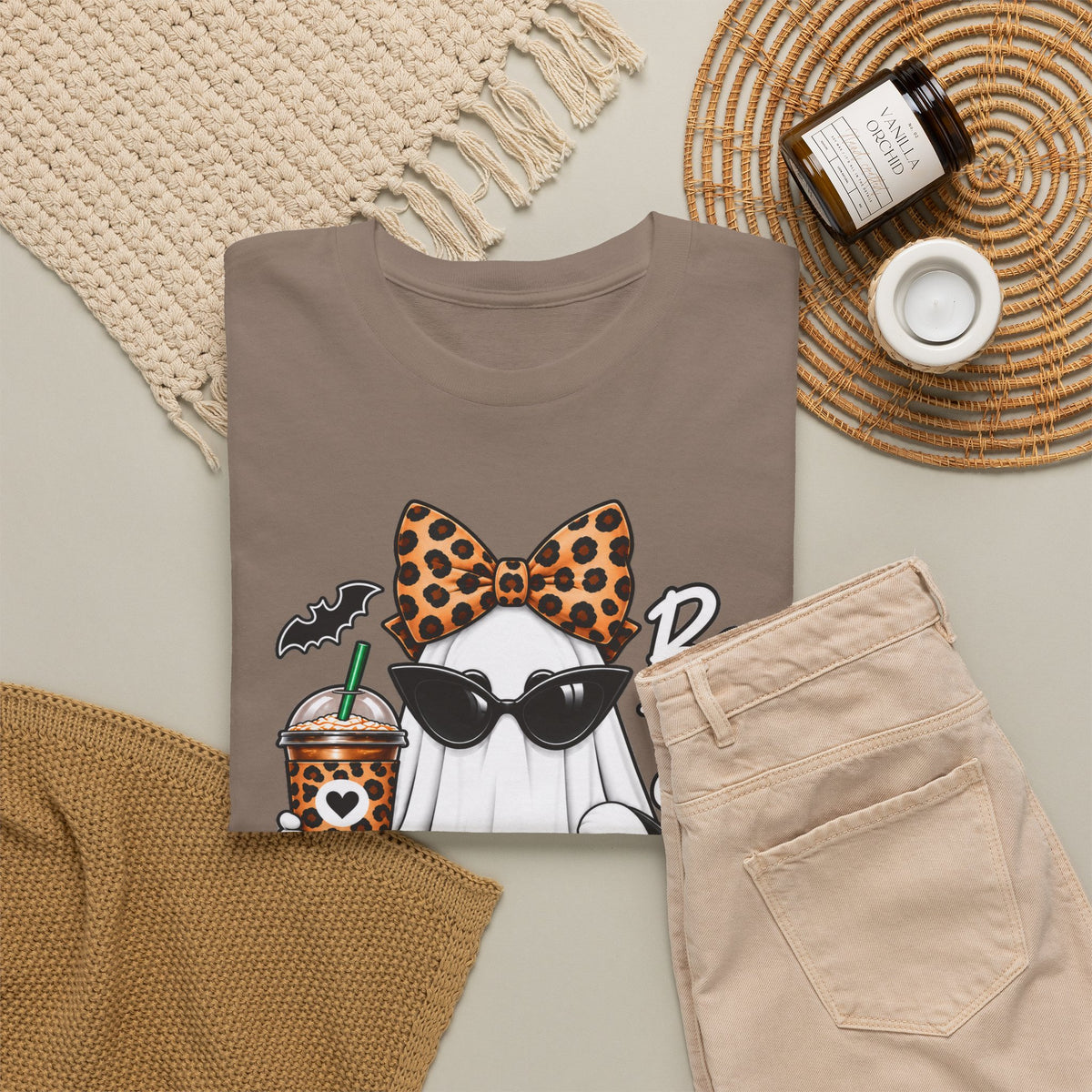 Boo Jee Halloween T-Shirt | Leopard Chic Ghost Tee