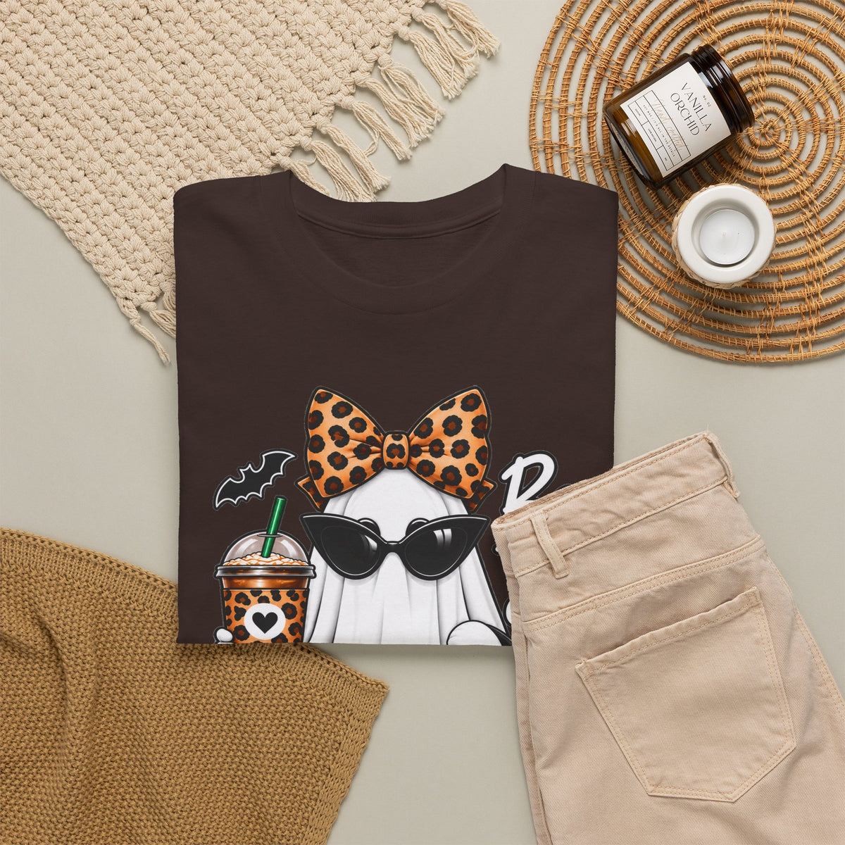 Boo Jee Halloween T-Shirt | Leopard Chic Ghost Tee