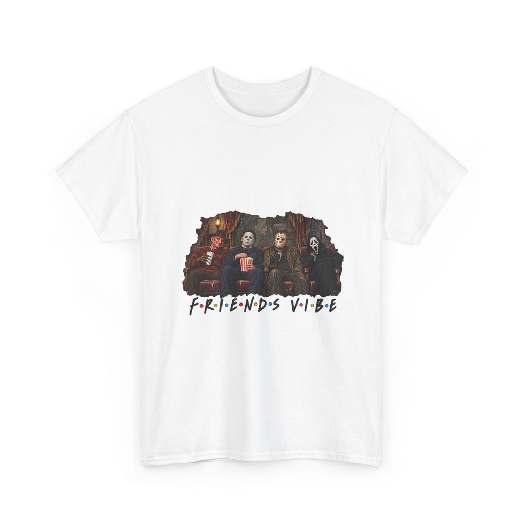 Horror Movie Icons Friends Vibe Tee | Vintage Slasher Characters Graphic Shirt | Unisex designs