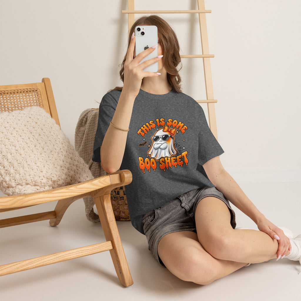 This Is Some Boo Sheet ghost tee | Halloween shirt, funny spooky design
