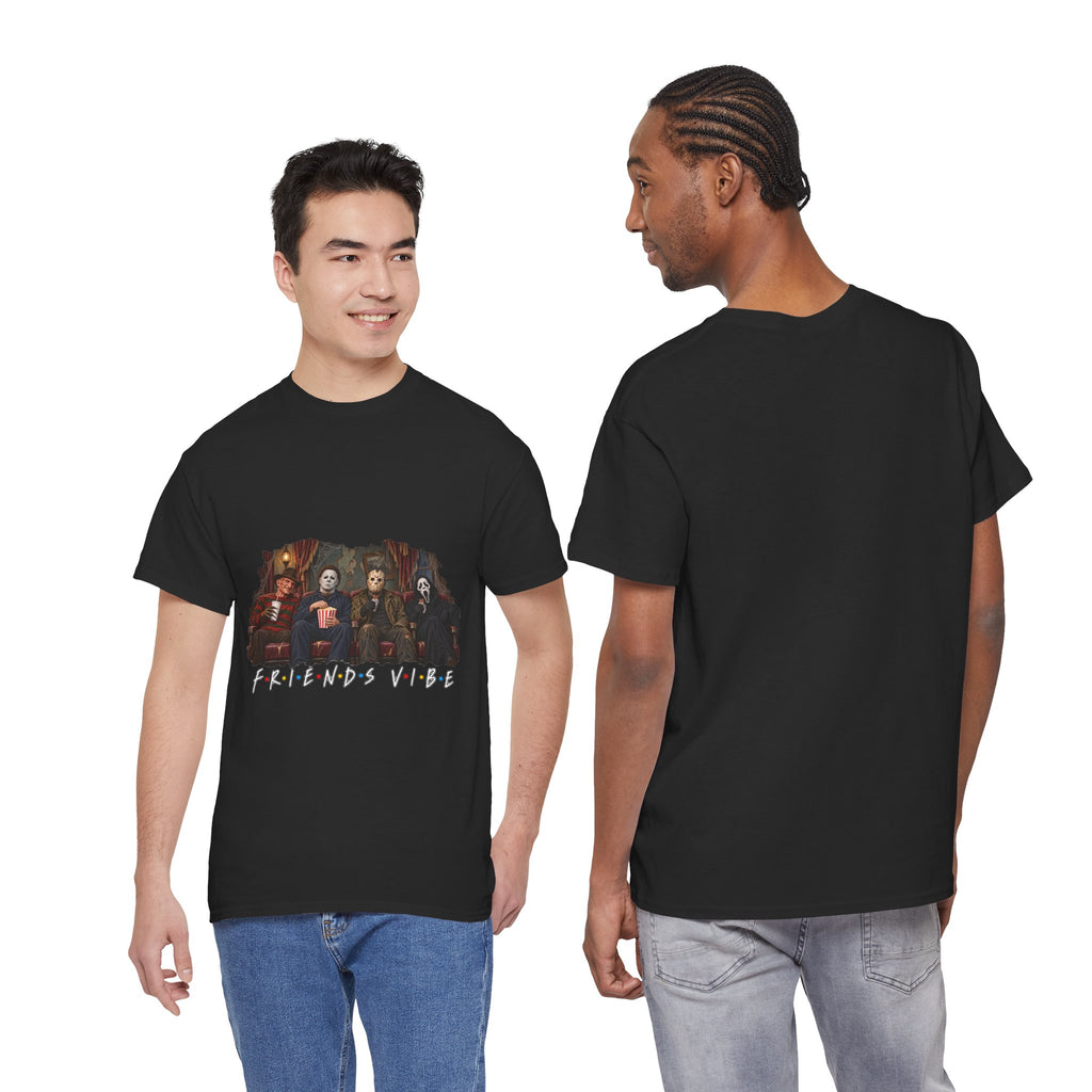Horror Movie Icons Friends Vibe Tee | Vintage Slasher Characters Graphic Shirt | Unisex designs