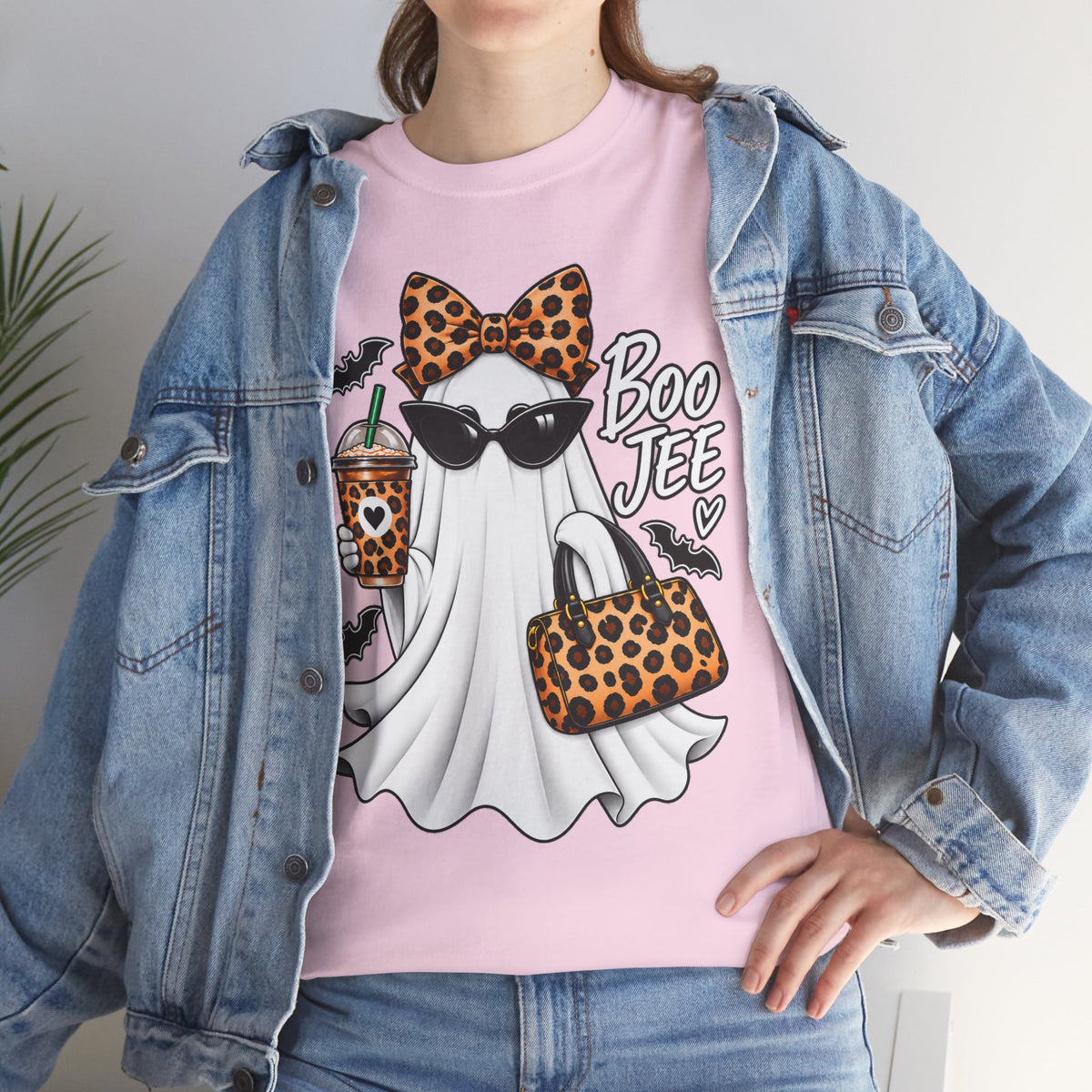 Boo Jee Halloween T-Shirt | Leopard Chic Ghost Tee