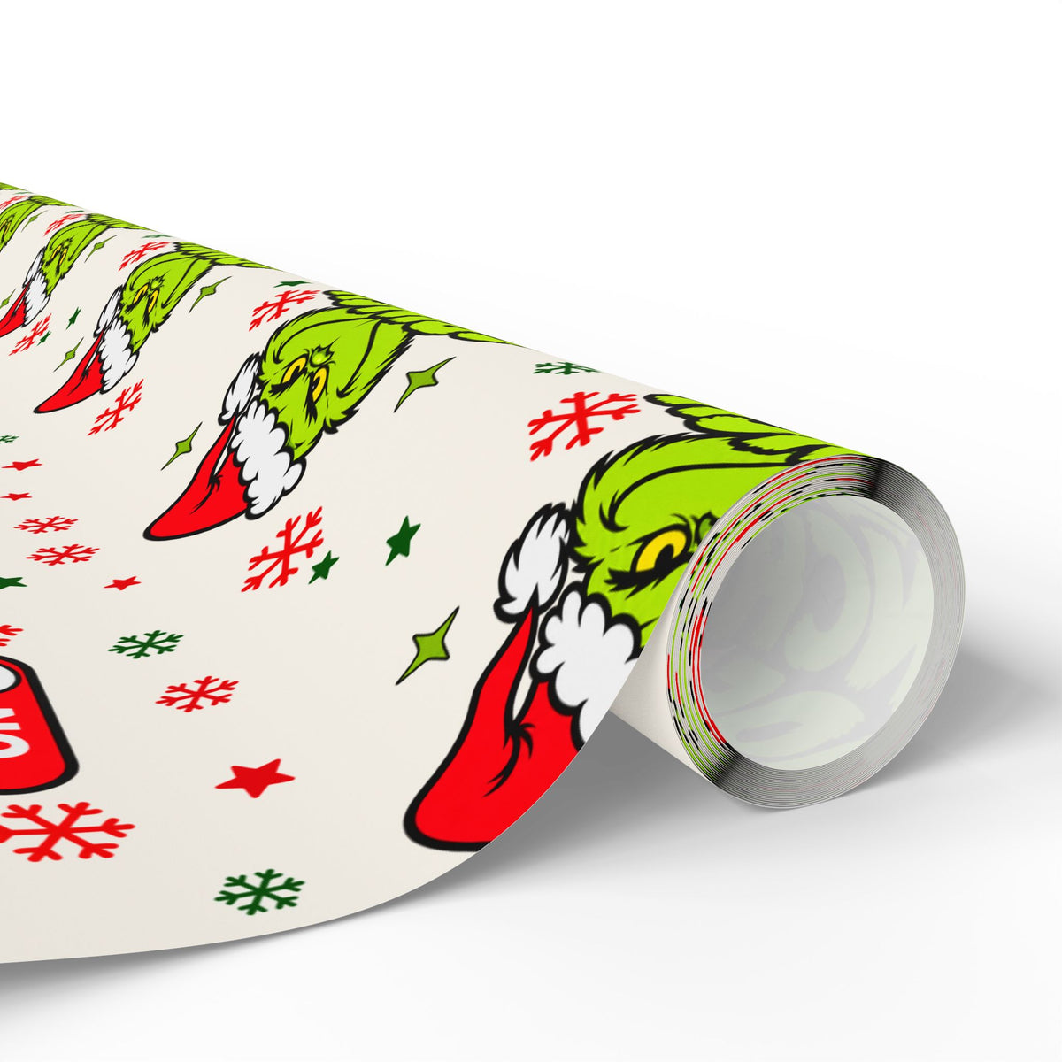 Grinch Christmas Wrapping Paper, Grinch Mode